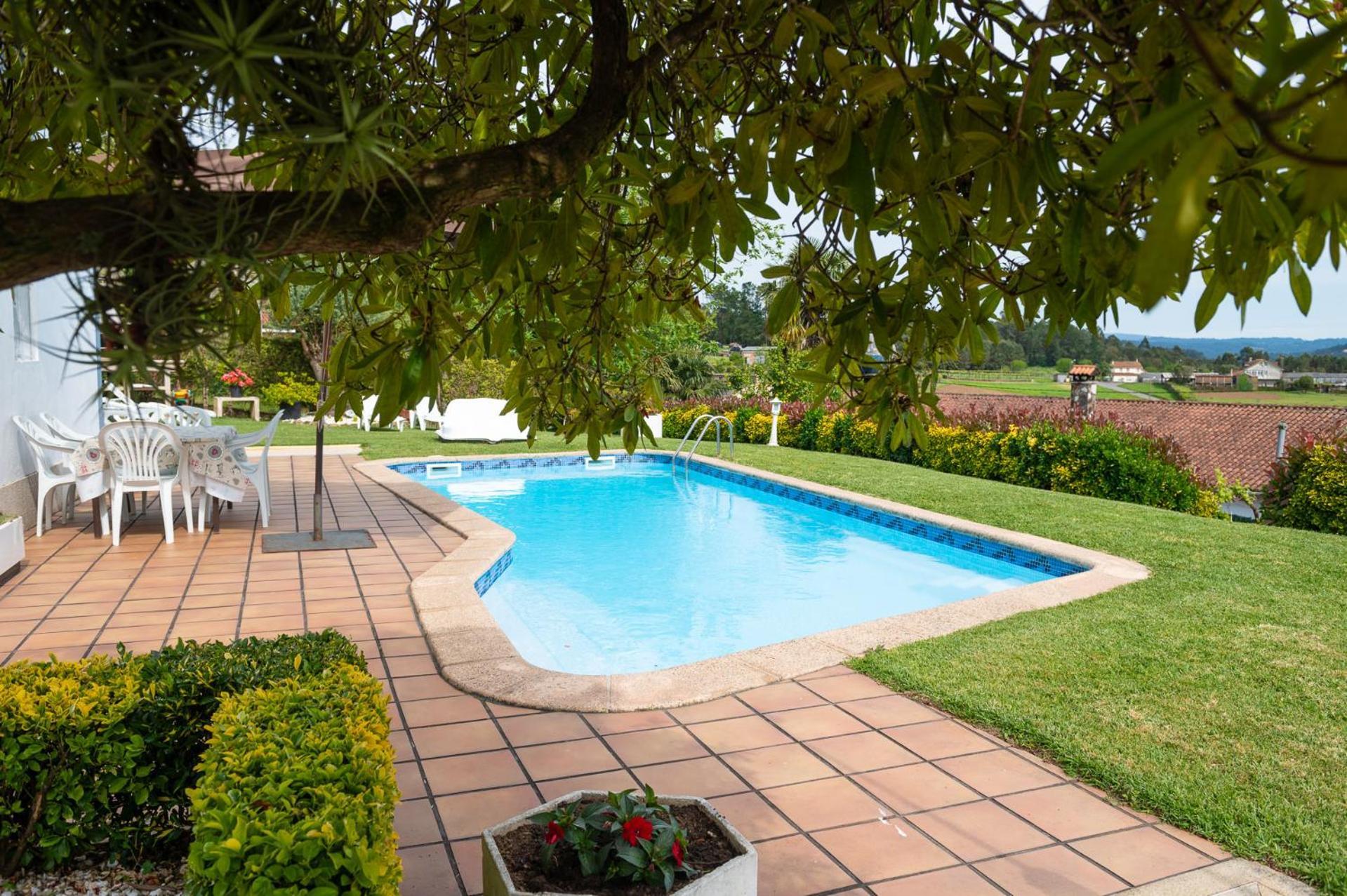Casa Tarrio Con Piscina - Santiago De Compostela Villa Boqueixon Exterior photo